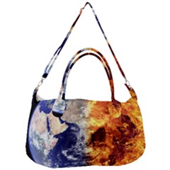 Earth World Globe Universe Space Removal Strap Handbag by Sudhe