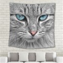 Cat Animal Cat Portrait Mackerel Square Tapestry (Large) View2