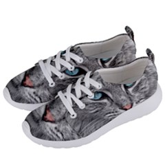 Cat Animal Cat Portrait Mackerel Women s Lightweight Sports Shoes by Sudhe