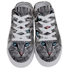 Cat Animal Cat Portrait Mackerel Half Slippers by Sudhe