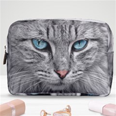 Cat Animal Cat Portrait Mackerel Make Up Pouch (medium) by Sudhe