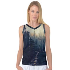 Apocalypse Post Apocalyptic Women s Basketball Tank Top by Sudhe