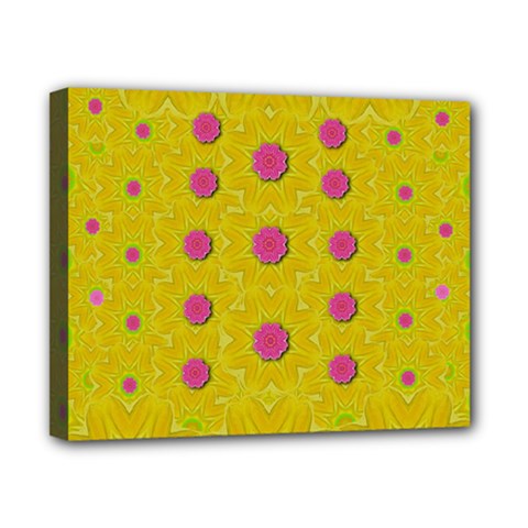 Bloom On In  The Sunshine Decorative Canvas 10  x 8  (Stretched)