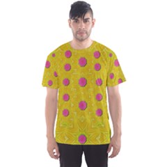 Bloom On In  The Sunshine Decorative Men s Sports Mesh Tee