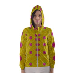 Bloom On In  The Sunshine Decorative Women s Hooded Windbreaker by pepitasart