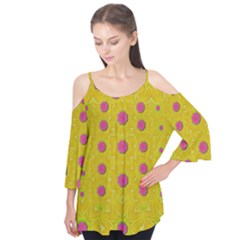 Bloom On In  The Sunshine Decorative Flutter Tees