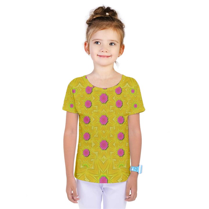 Bloom On In  The Sunshine Decorative Kids  One Piece Tee