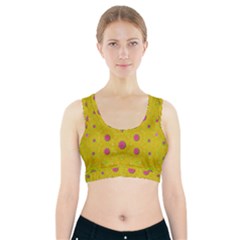 Bloom On In  The Sunshine Decorative Sports Bra With Pocket