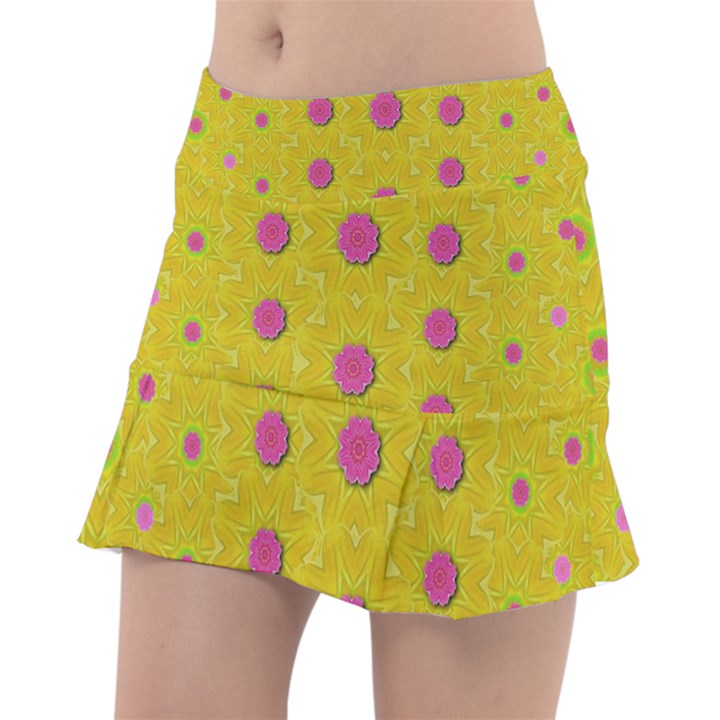 Bloom On In  The Sunshine Decorative Tennis Skirt