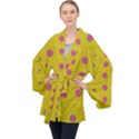 Bloom On In  The Sunshine Decorative Long Sleeve Velvet Kimono  View1