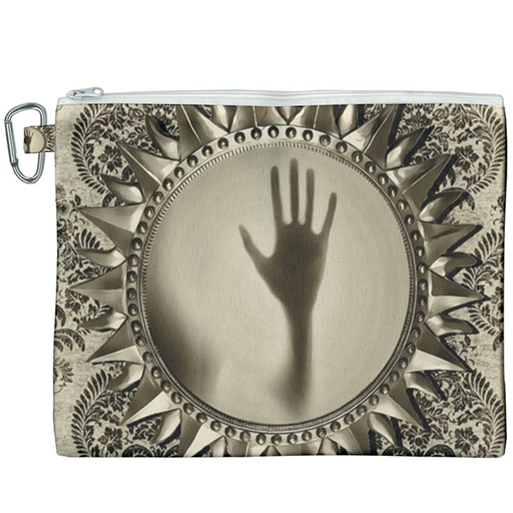 Mirror Mirror Of Souls Magic Mirror Canvas Cosmetic Bag (XXXL)