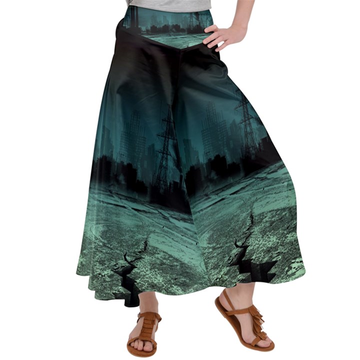 Industry Setting World Urban Satin Palazzo Pants