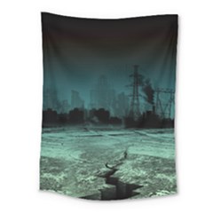 Industry Setting World Urban Medium Tapestry by Sudhe