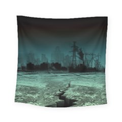 Industry Setting World Urban Square Tapestry (small) by Sudhe