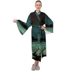 Industry Setting World Urban Maxi Velour Kimono by Sudhe