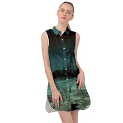 Industry Setting World Urban Sleeveless Shirt Dress