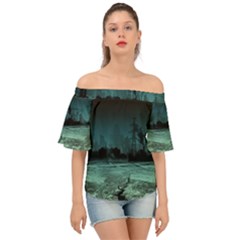 Industry Setting World Urban Off Shoulder Short Sleeve Top by Sudhe