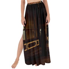 City Night Dark Architecture Lamps Maxi Chiffon Tie-up Sarong by Sudhe