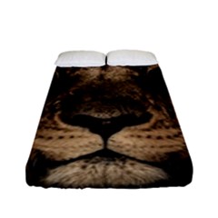 African Lion Wildcat Mane Closeup Fitted Sheet (full/ Double Size)