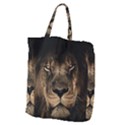 African Lion Wildcat Mane Closeup Giant Grocery Tote View1