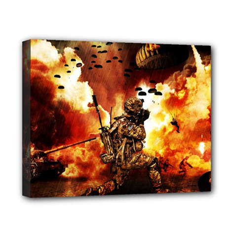 War Venue War Apocalypse Canvas 10  X 8  (stretched) by Sudhe