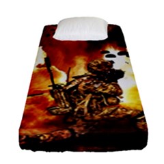 War Venue War Apocalypse Fitted Sheet (single Size) by Sudhe