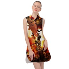 War Venue War Apocalypse Sleeveless Shirt Dress