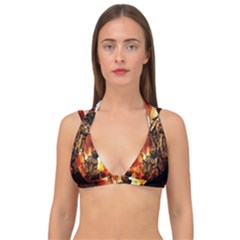 War Venue War Apocalypse Double Strap Halter Bikini Top