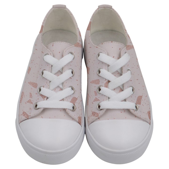 Blank Color Kids  Low Top Canvas Sneakers