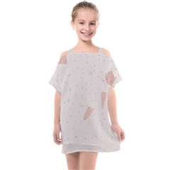 Blank Color Kids  One Piece Chiffon Dress by HermanTelo