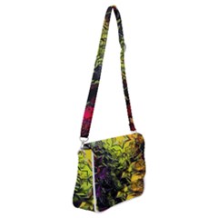 Background Star Abstract Colorful Shoulder Bag With Back Zipper