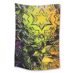 Background Star Abstract Colorful Large Tapestry