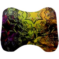 Background Star Abstract Colorful Head Support Cushion by HermanTelo