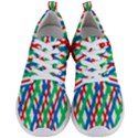 Geometric Line Rainbow Men s Lightweight Sports Shoes View1