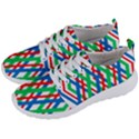 Geometric Line Rainbow Men s Lightweight Sports Shoes View2