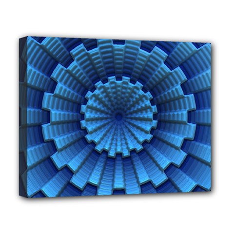 Mandala Background Texture Deluxe Canvas 20  X 16  (stretched)