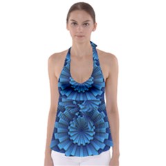 Mandala Background Texture Babydoll Tankini Top by HermanTelo