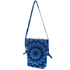 Mandala Background Texture Folding Shoulder Bag