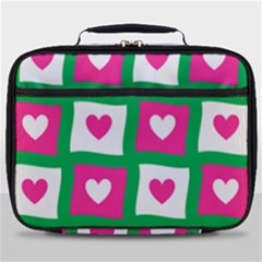 Pink Love Valentine Full Print Lunch Bag by Mariart