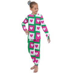 Pink Love Valentine Kids  Long Sleeve Set 