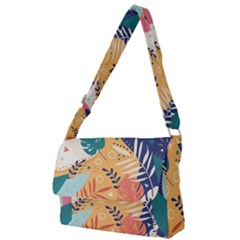 Tropical Pattern Full Print Messenger Bag by Valentinaart