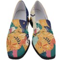 Tropical pattern Women s Chunky Heel Loafers View1