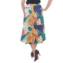 Tropical pattern Midi Mermaid Skirt View2