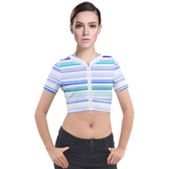 Marine Short Sleeve Cropped Jacket by scharamo