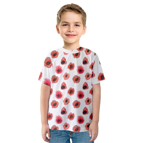 Poppies Kids  Sport Mesh Tee by scharamo