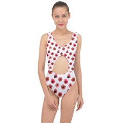 Poppies Center Cut Out Swimsuit by scharamo