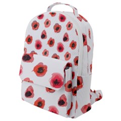 Poppies Flap Pocket Backpack (small) by scharamo