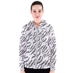 Zebra Women s Zipper Hoodie