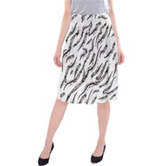 Zebra Midi Beach Skirt by scharamo