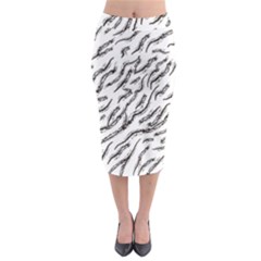 Zebra Midi Pencil Skirt by scharamo